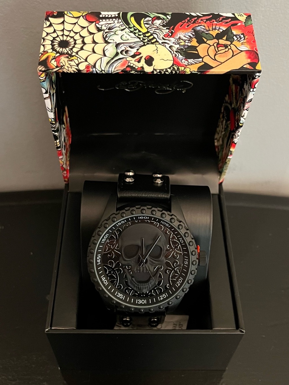 BNIB Ed Hardy Skull Watch